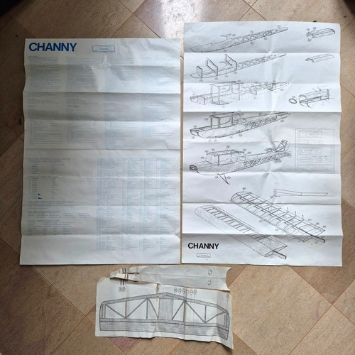 Vintage plan avion rc - avion,