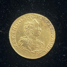 1749 (h) Austria,Netherlands, Antwerp Gold Maria Theresa 2 Souverain D'or 2S'