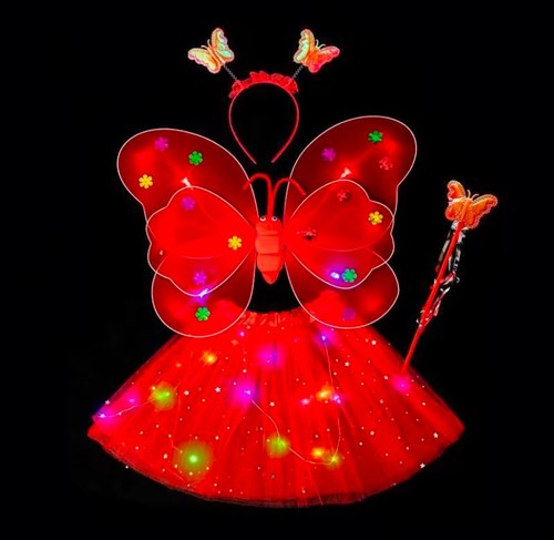 Déguisement papillon rouge - papillon,