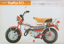 Motorcycle Moped Suzuki  RV 50  Van Van sale brochure