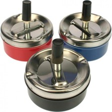 Cendrier Métal Rotatif