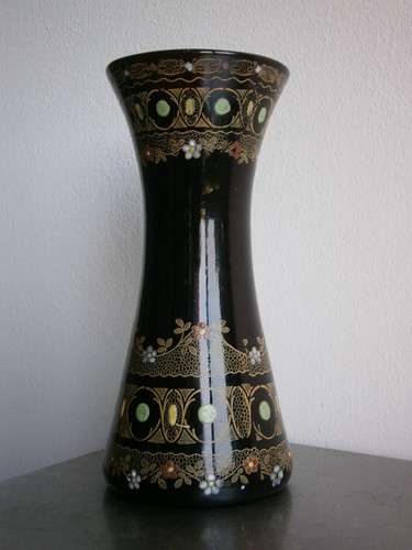 Vase legras verre émaillé - legras,