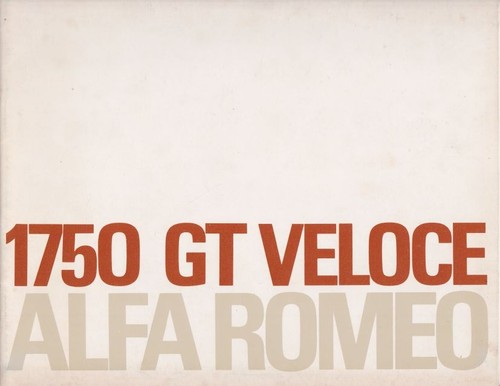 Catalogue brochure alfa - catalogue, romeo