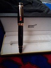 GENUINE MONTBLANC MEISTER STUCK BLACK RESIN  BALL POINT PEN MADE IN GERMANY