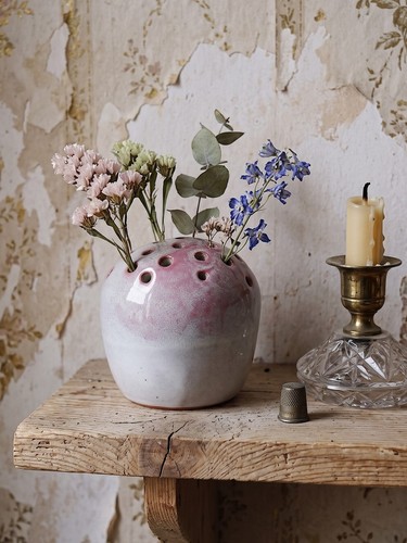 Pique fleurs terre cuite - terre,