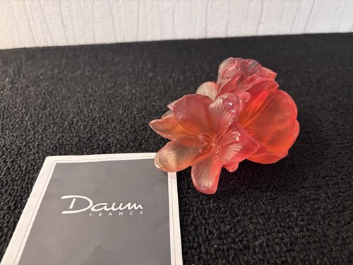 Fleur orchidée rouge cristal