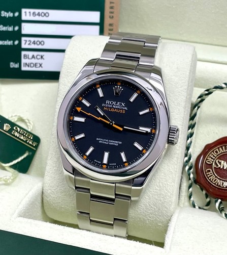 Rolex milgauss 116400 black - rolex,