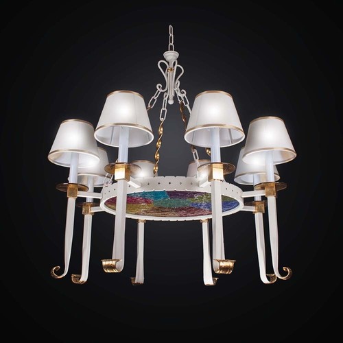 Lustre contemporain fer forgé - fer,