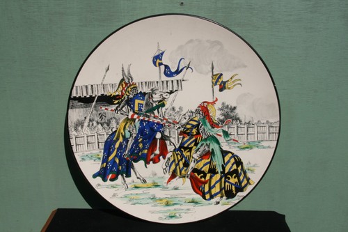 Ceramic longwy enamels large - ceramic,