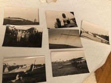 7 CPA photo aviation Avion sans doute Bordeaux Mérignac Vue aérienne Pilote