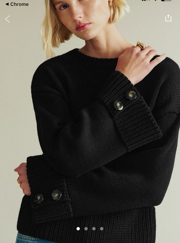 Pull sézane marin noir - sézane,