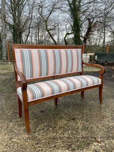 Banquette noyer 19ème - banquette, du