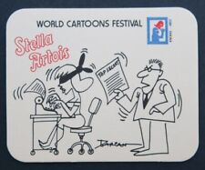 Sous-bock bière STELLA ARTOIS WORLD CARTOONS FESTIVAL 15 beer beermat 15