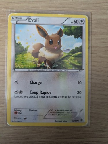 Carte pokemon evoli0 - pokemon, 063/098