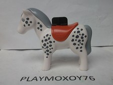 PLAYMOBIL 1.2.3. BOUTIQUE PLAYMOXOY76. CHEVAL PINTO.