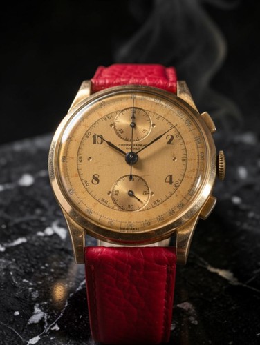 Swiss chronograph 18k - swiss, gold