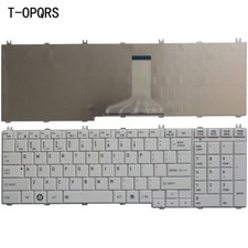 NEW US Keyboard FOR TOSHIBA Satellite C650 C655 C660 L650 L655 L670 WHITE