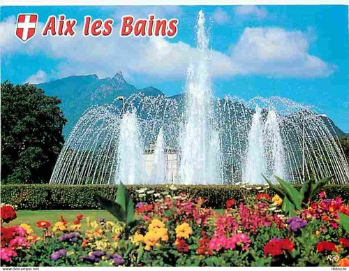 Carte postale aix les - -,
