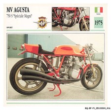 BQ-BFP1-0209-MOTO - Mv agusta - 750 s spéciale magni