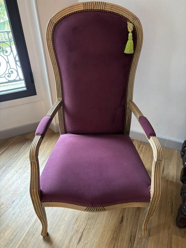 Fauteuil louis xvi tissu - fauteuil,