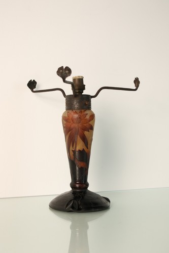 Pied lampe verre - pied, de