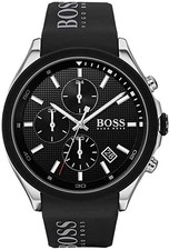 Hugo Boss Montre Chronographe Velocity 1513716 Silicone Noir Quartz