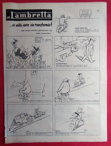 Publicité presse scooter - de,