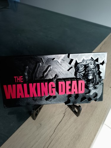 Plaque the walking dead - plaque,