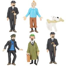 The Adventures of Tintin Series#1 6 PCS/Set Action Figures each w/Factory Tag