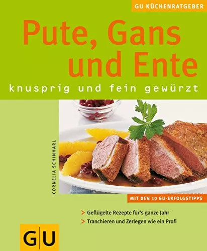 Pute gans und ente knusprig - gans,