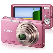 Pink Sony Cyber-shot DSC-W630 16.1 MP Compact Digital Camera