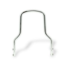 Sissy BAR Rond 10,4 " Élevé Et 8,75 " Large, Chrome, pour Harley - Davidson