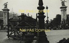 WWII Liberation of Paris GRAND PALAIS anti-tank harrows Photo Jules DORTES 1944