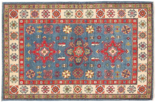 Kazak tapis 100x150 noué - tapis,