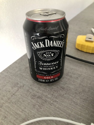 Jack daniels cola - canette, 10%