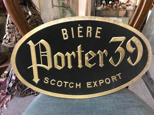 Plaque carton publicitaire