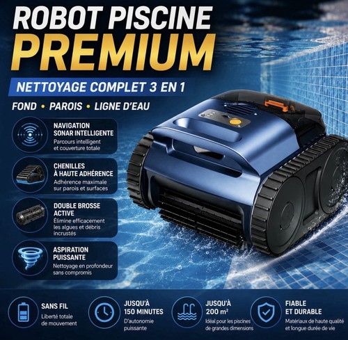 Robot piscine aspirateur - robot,