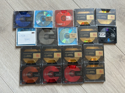 Lot minidisc mini disc 74 - minidisc,