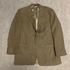 VTG Burberrys Mens Size 42L USA MADE 100% Wool Blazer Jacket
