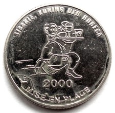 NETHERLANDS, SJAAKIE KONING DER HORECA 2000 Token 30.5mm 10g CuNi. MM3.3