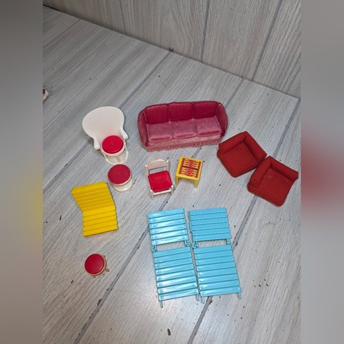 Vtg dollhouse furniture - vtg,