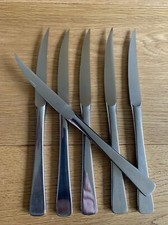 WMF Universa Cromargan Couverts 6 Couteaux À Steak Rares 22,4 Cm