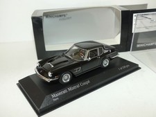 MASERATI MISTRAL COUPE 1963 Noir MINICHAMPS 1:43