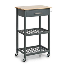 Chariot De Cuisine En Bambou