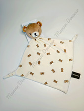 Doudou Plat Ours Marron Beige