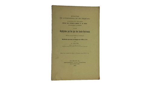 1912 asphyxies gaz - 📚, 1912-asphyxies