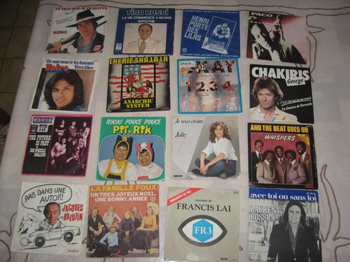 Lot anciens disques - lot,