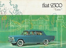 Fiat 2300 Luxe Saloon & Station Wagon 1963-64 French Market Sales Brochure