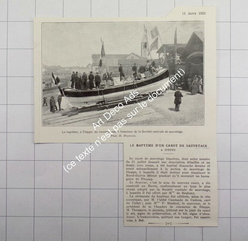 1923 dieppe baptême un - baptême, d'un