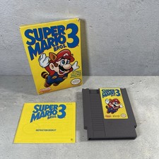 Super Mario Bros 3 Nintendo NES CIB Complete W/ Manual Authentic